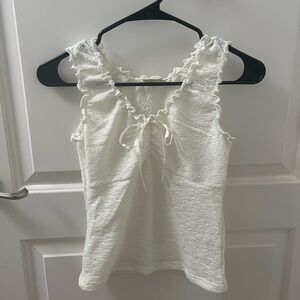 Brandy Melville Cream Malena Top